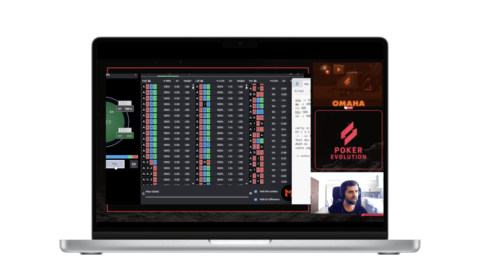 masterclass pot limit omaha cash game
